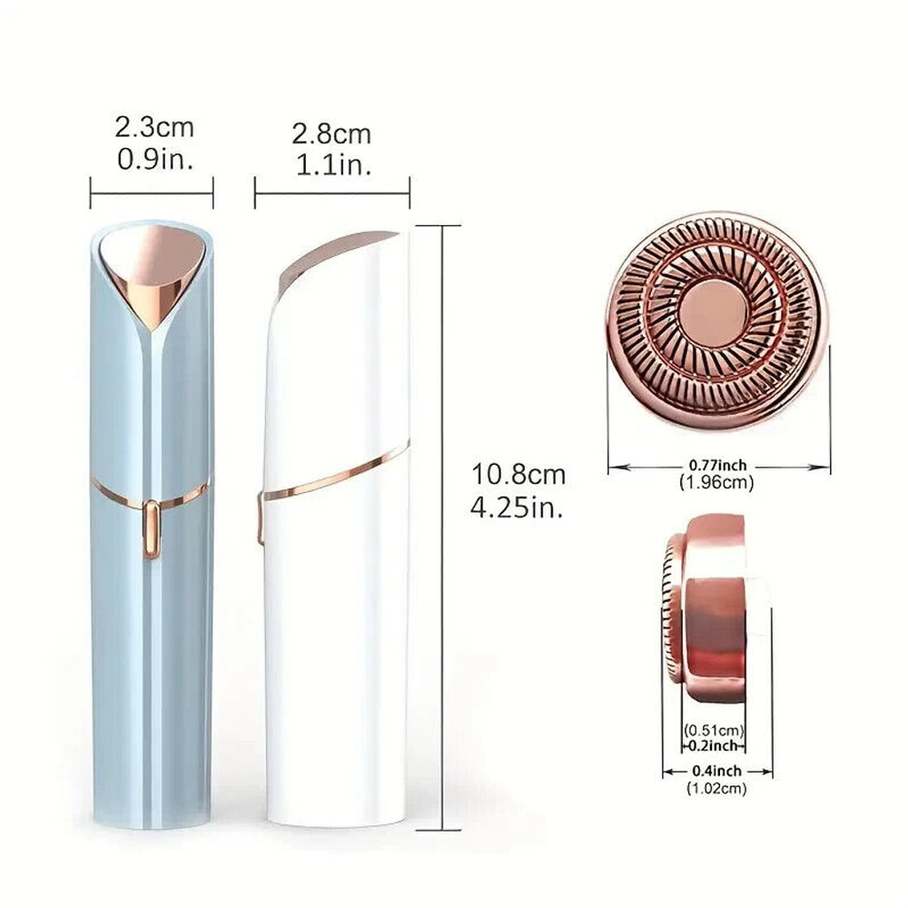 Painless Facial Hair Remover for Women, USB Rechargeable in Rose Gold - Picture 7 of 8